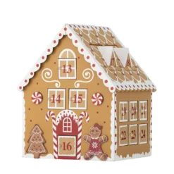 Bloomingville Adventskalender Ginnie aus MDF, Braun