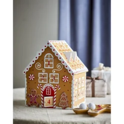 Bloomingville Adventskalender Ginnie aus MDF, Braun