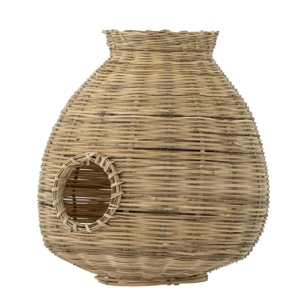 Bloomingville Bambus Laterne Ottine mit Glas