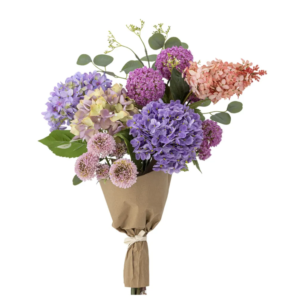 Bloomingville Blumenstrauß Edge Violett, Künstliche Blumen