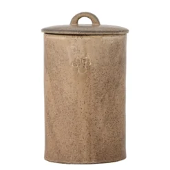 Bloomingville Buddy Gefäß mit Deckel aus Steingut
