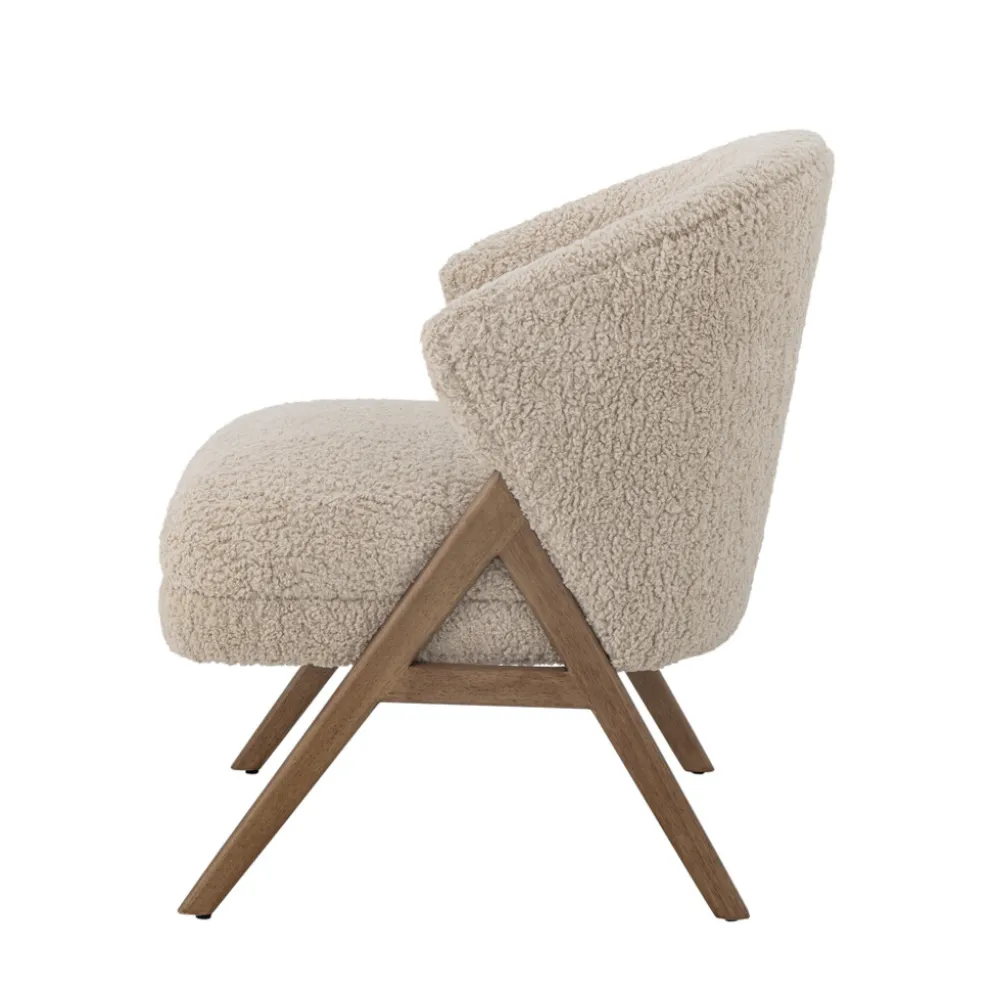 Bloomingville Camino plüschiger Loungesessel