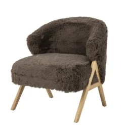 Bloomingville Camino plüschiger Loungesessel
