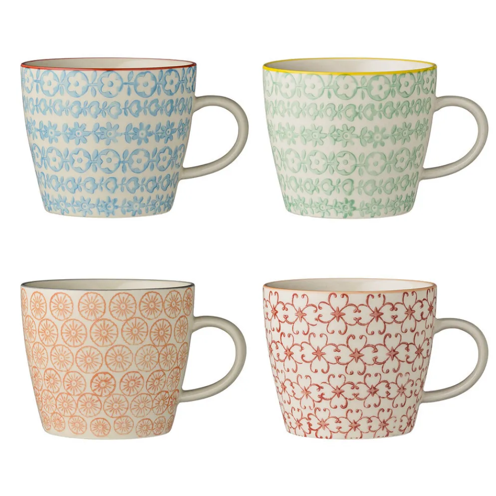 Bloomingville Carla Becher mit Henkel 4er Set