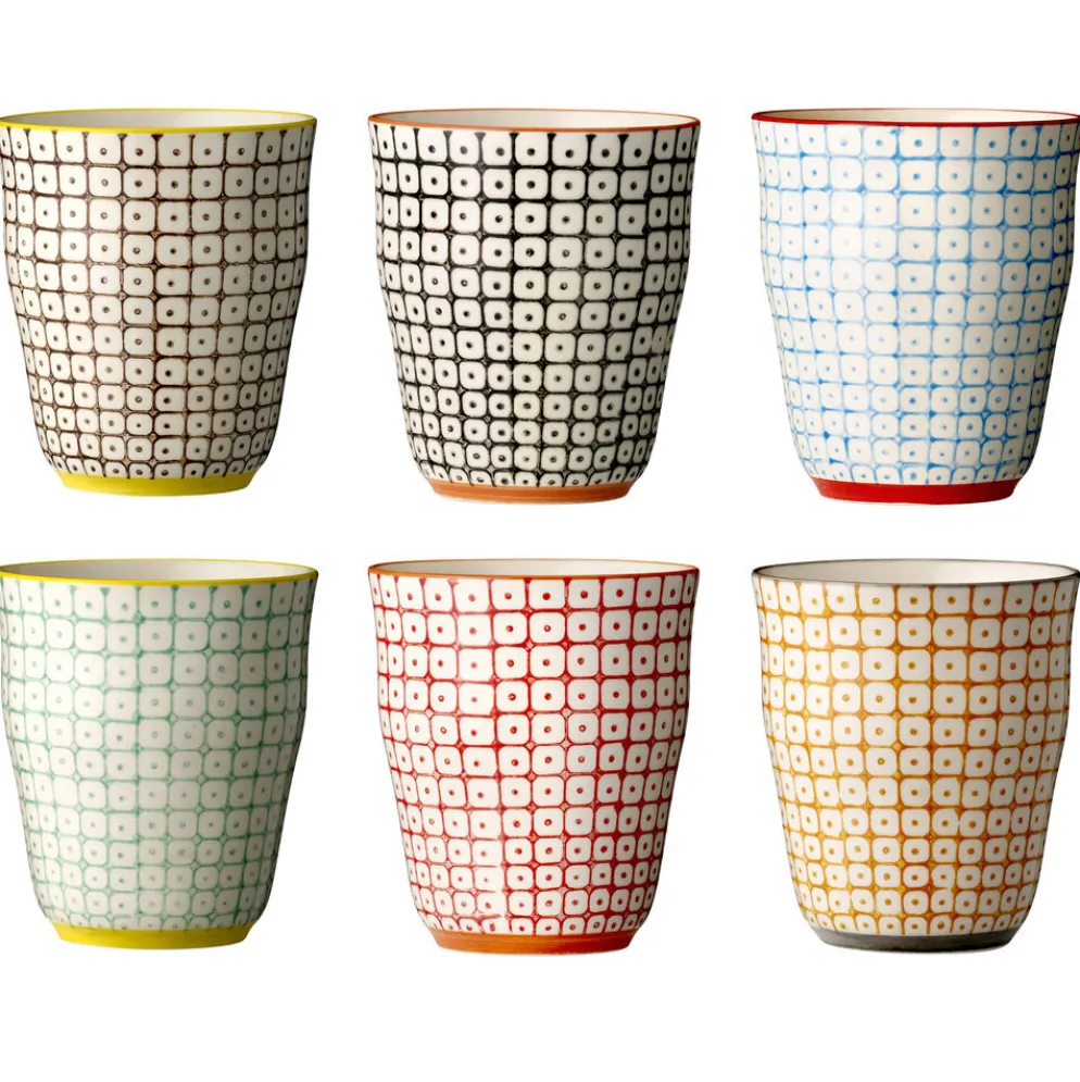 Bloomingville Carla Becher, Steingut 6er