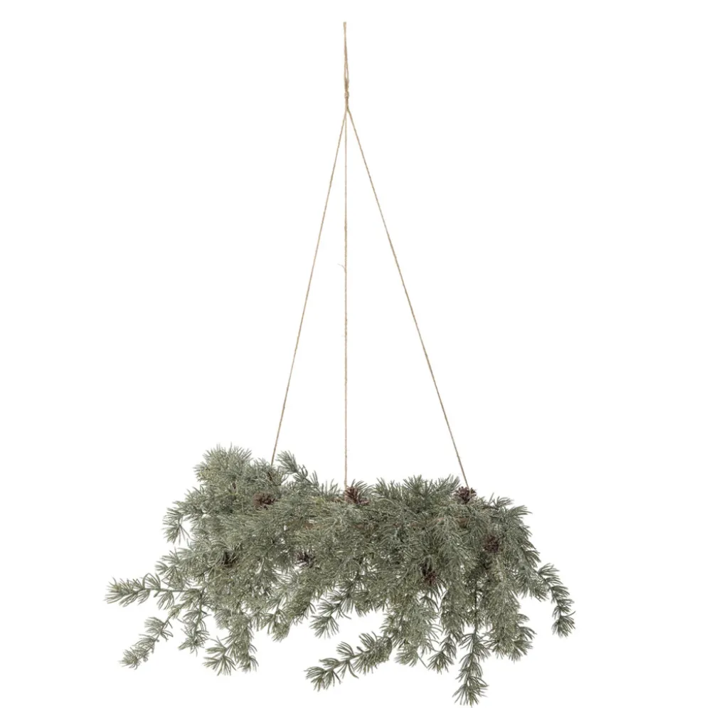 Bloomingville Cedar Künstlicher Adventskranz zum Aufhängen