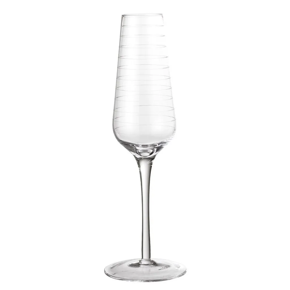 Bloomingville Champagner Glas Flöte Alva