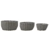 Bloomingville Fioria Blumentopf 3er, Grau, Polyrattan
