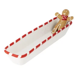 Bloomingville Ginnie Schale aus Keramik, Weihnachten