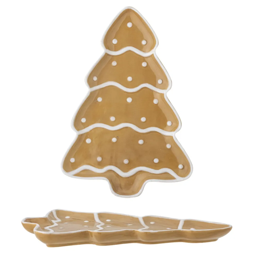 Bloomingville Ginnie Servierplatte, Lebkuchen