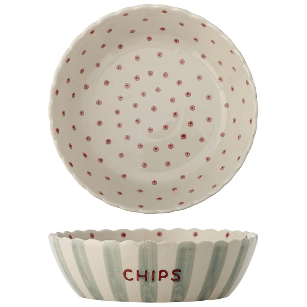 Bloomingville Hygge Chips-Schale aus Steingut