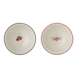 Bloomingville Jolly Schalen, Weihnachten, 2er Set