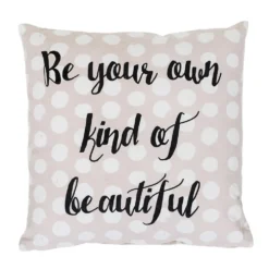 Bloomingville Kissen Phrase aus Baumwolle