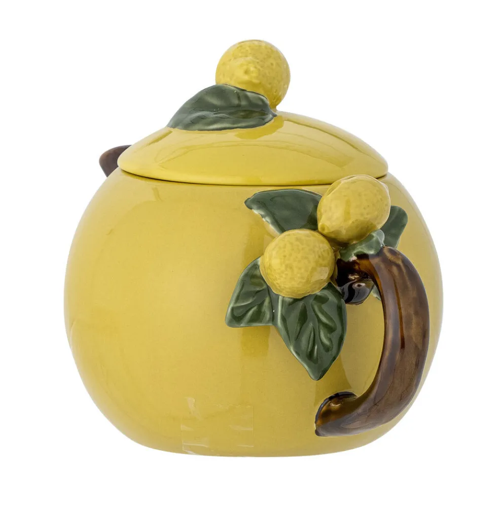 Bloomingville Limone Teekanne, Gelb, Steingut