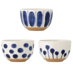 Bloomingville Linora Schalen 3er Set Steingut