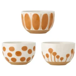 Bloomingville Linora Schalen 3er Set Steingut
