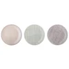 Bloomingville Maya Teller groß, Violett, Steingut 3er-Set