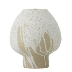 Bloomingville Morag Vase, Natur, Steingut