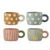 Bloomingville Nini Tasse aus Steingut, 4er Multipack