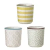 Bloomingville Patrizia Eierbecher 3er Set Steingut