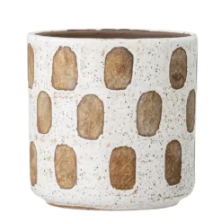 Bloomingville Pflanztopf Avo weiss aus Terrakotta