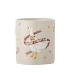 Bloomingville Steingut-Becher Mary 4er-Set Weihnachten 295 ml
