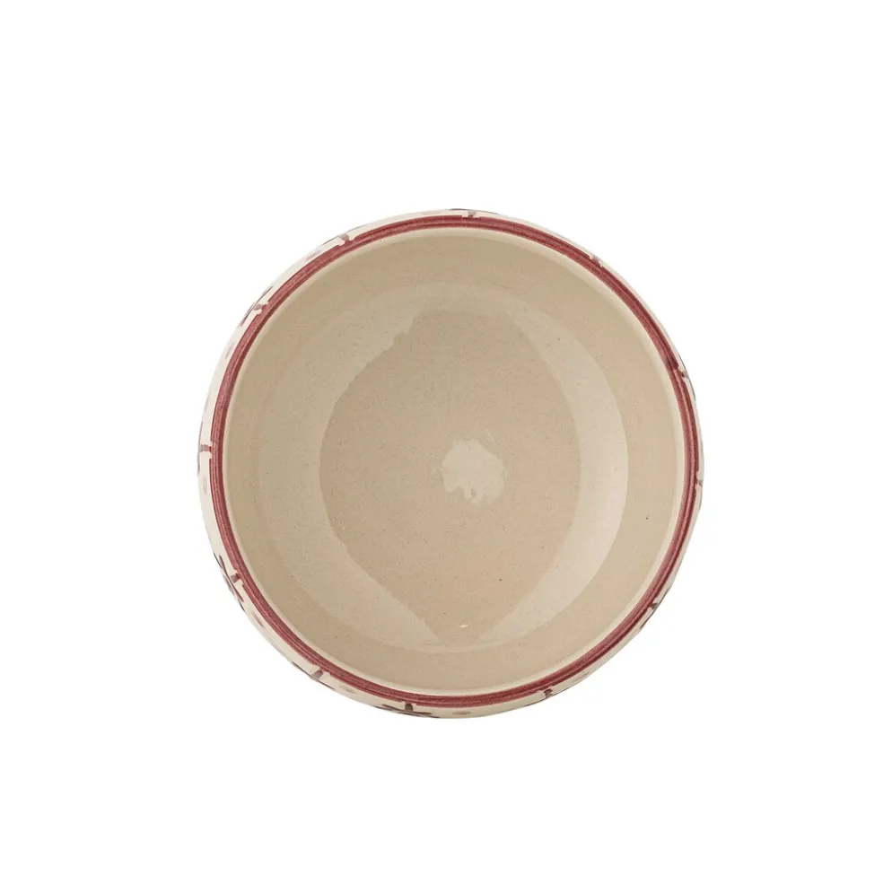 Bloomingville Steingut-Schale Ornamentia Weihnachten 4er-Set 535 ml