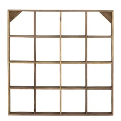 Bloomingville Tilo Becherregal, Geschirr-Regal Recyceltes Holz