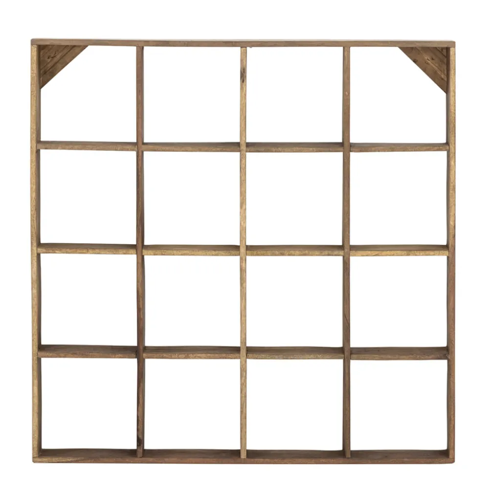 Bloomingville Tilo Becherregal, Geschirr-Regal Recyceltes Holz