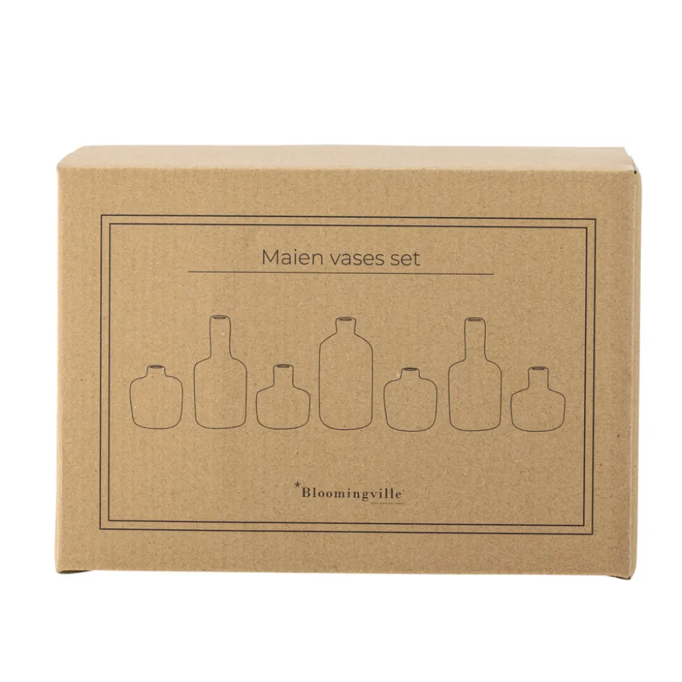Bloomingville Vasen Maien aus Steingut, 7er