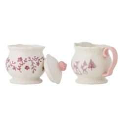 Bloomingville Wonderland Milchkännchen & Zuckerdose Rose 2er-Set