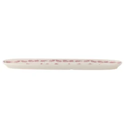 Bloomingville Wonderland Servierplatte Rose aus Steingut