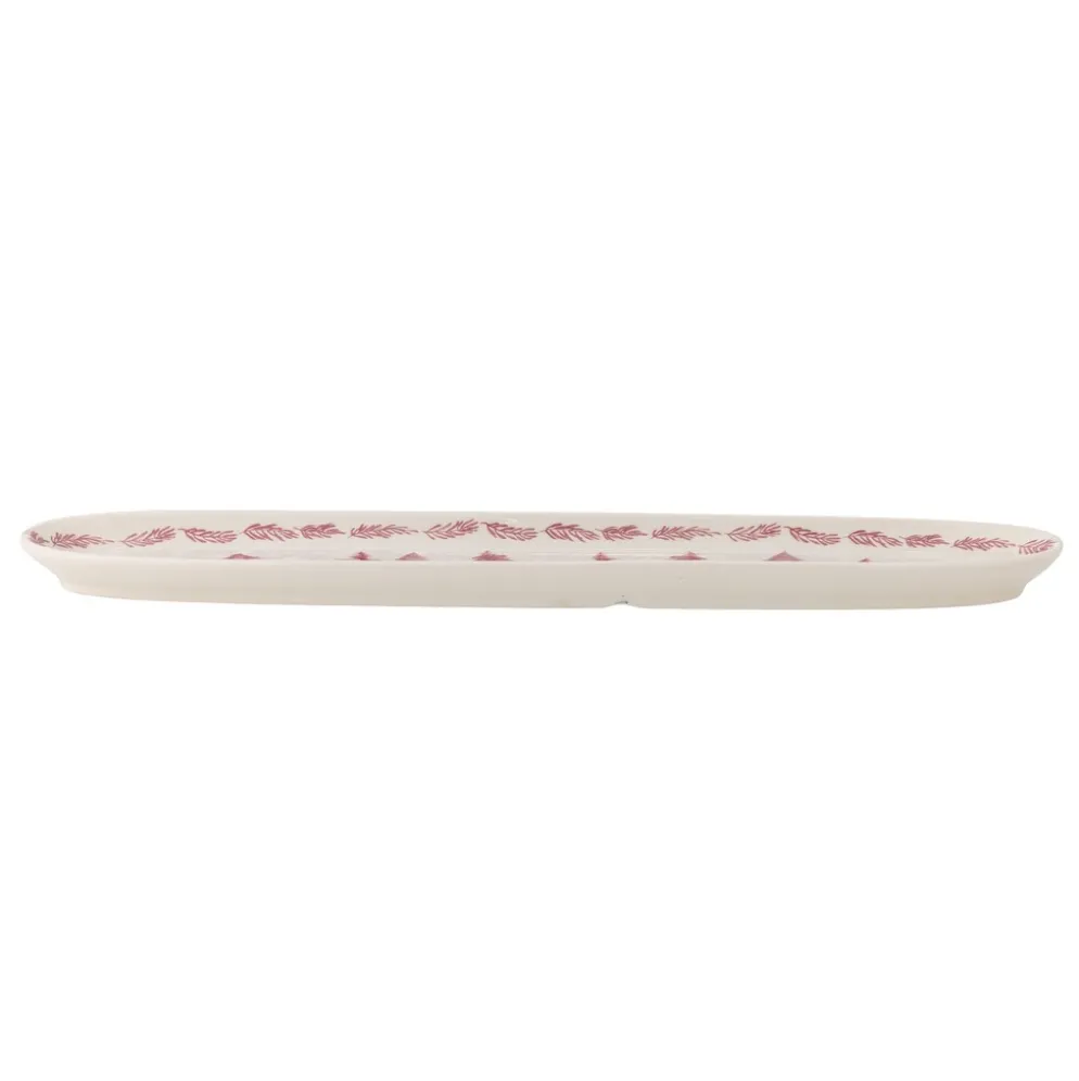 Bloomingville Wonderland Servierplatte Rose aus Steingut