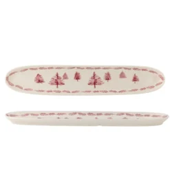 Bloomingville Wonderland Servierplatte Rose aus Steingut