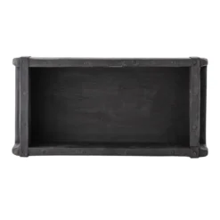 Bloomingville Ziegelform Black Box recyceltes Holz