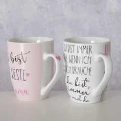 Boltze Becher beste Mama, 2er Set