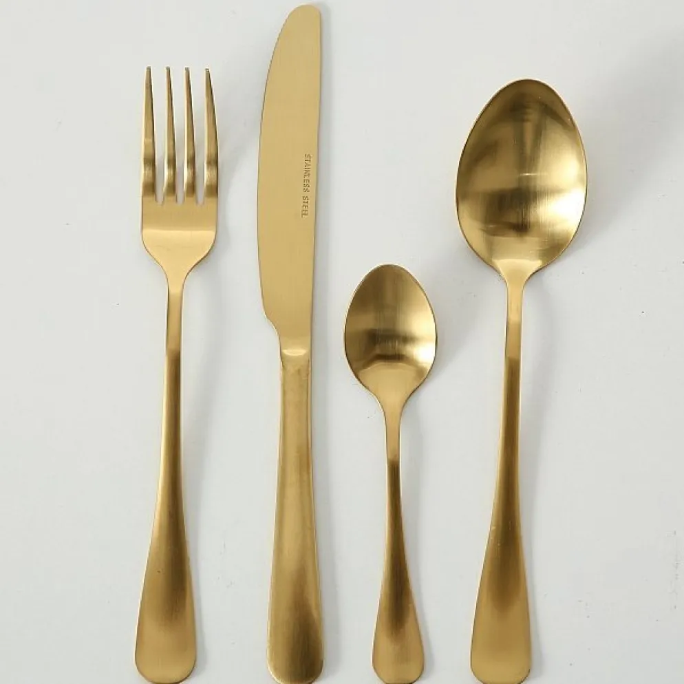 Boltze Besteckset Landlord 16 teilig gold