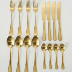 Boltze Besteckset Landlord 16 teilig gold