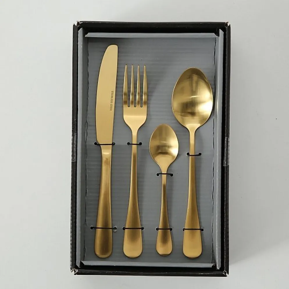 Boltze Besteckset Landlord 16 teilig gold