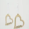 Boltze Dekoanhänger Love 2er Set