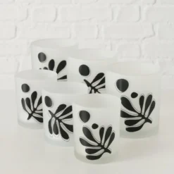 Boltze 2er Set Teelichtglas Matty