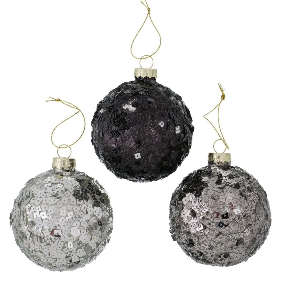 Boltze 3er Set Weihnachtskugel Hankea