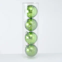 Boltze Große Weihnachtskugeln Ø 10 cm, 4 tlg