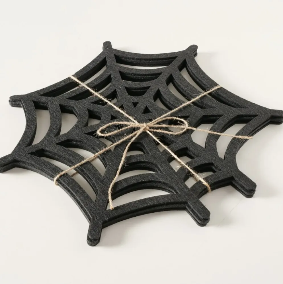 Boltze Halloween Tischset Webba, 4 tlg.