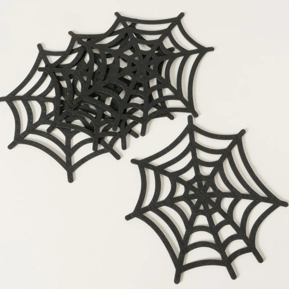Boltze Halloween Tischset Webba, 4 tlg.