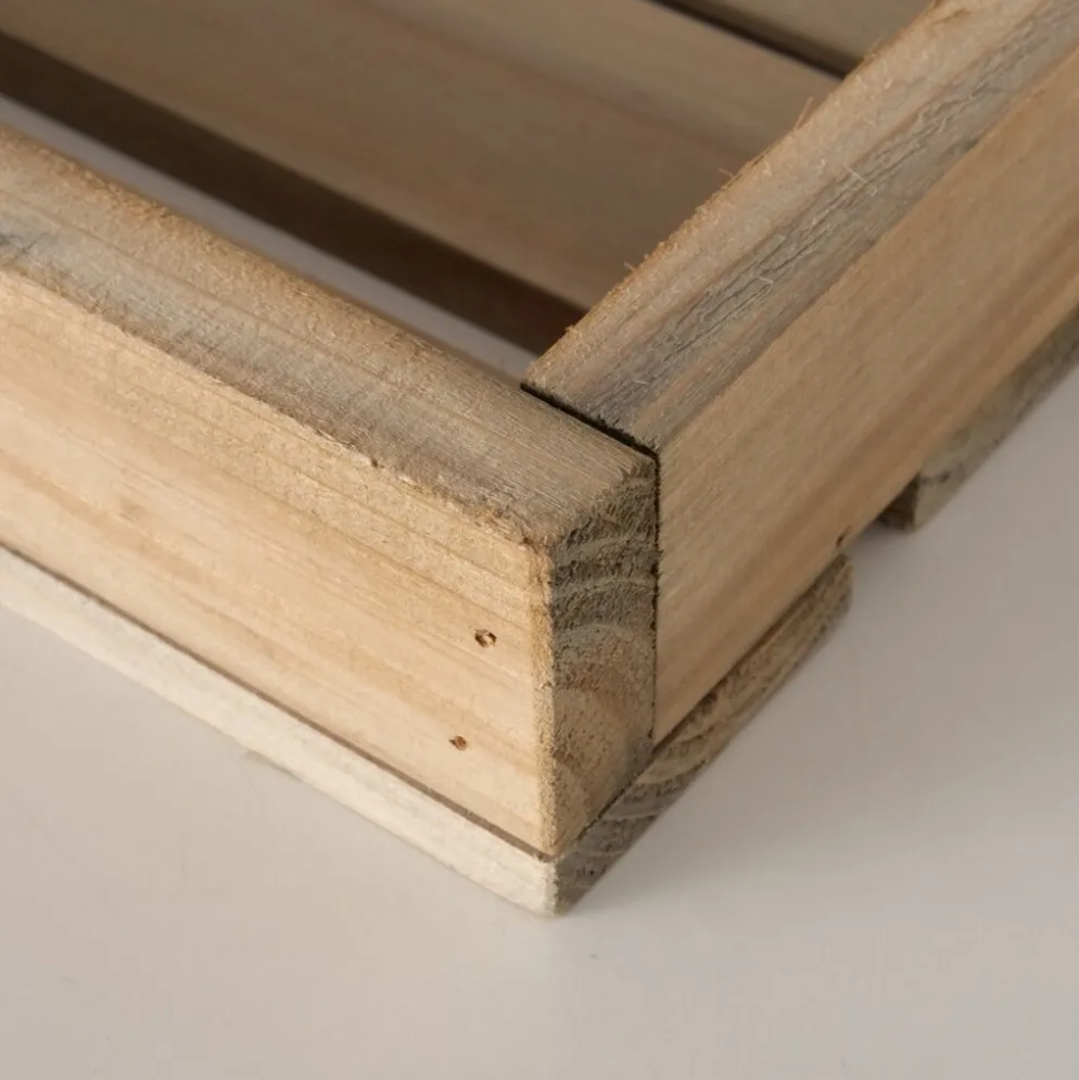 Boltze Holz-Tablett Ronja 2er-Set