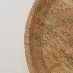 Boltze Holz Teller Tablett Maino 2-teilig
