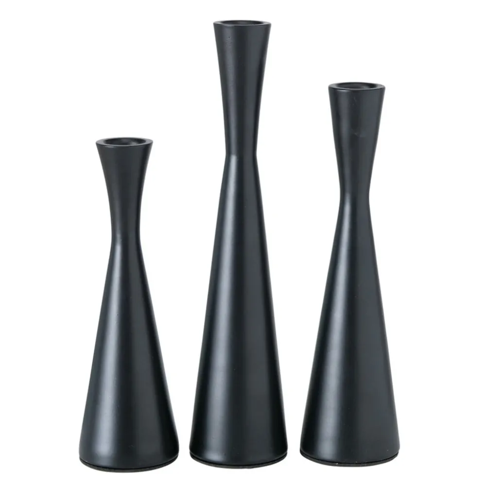 Boltze Kerzenleuchter Cone, 3 tlg