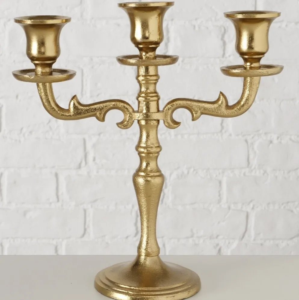 Boltze Kerzenleuchter Varas aus Aluminium