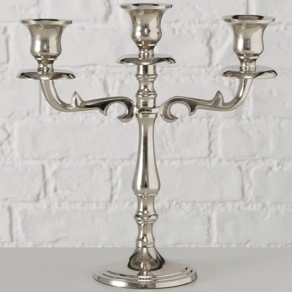 Boltze Kerzenleuchter Varas aus Aluminium